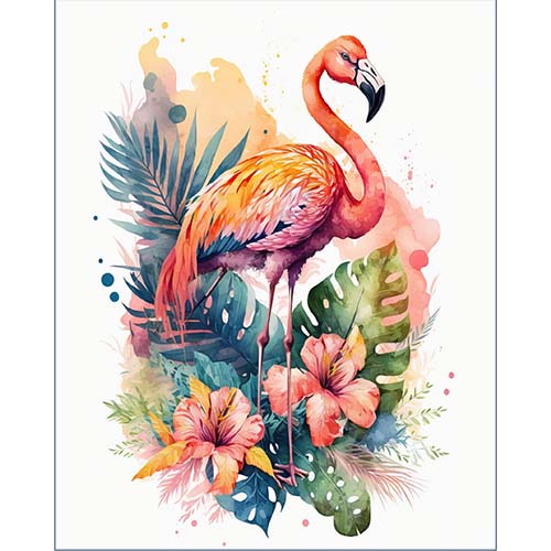 GREETING CARD Flamingo