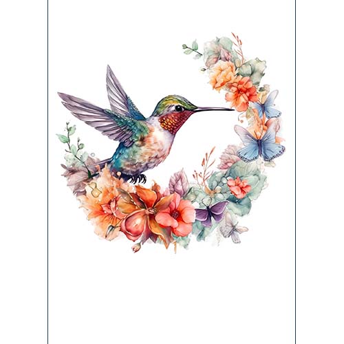 GREETING CARD Hummingbird 4