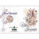 GREETING CARD Pampas Rose 2