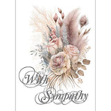 GREETING CARD Pampas Rose 2