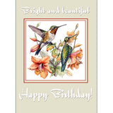 GREETING CARD Hummingbird 6