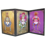 GREETING CARD TRI FOLD Masquerade