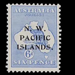 NORTH WEST PACIFIC ISLANDS 1915-16 6d ULTRAMARINE ROO  MINT