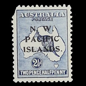 NORTH WEST PACIFIC ISLANDS 1918-22 2 1/2d BLUE ROO  MNH