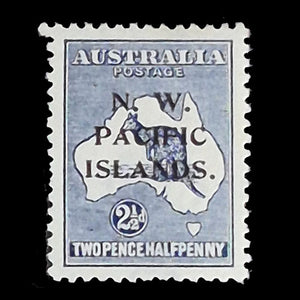 NORTH WEST PACIFIC ISLANDS 1915-16 2 1/2d BLUE ROO  MNH