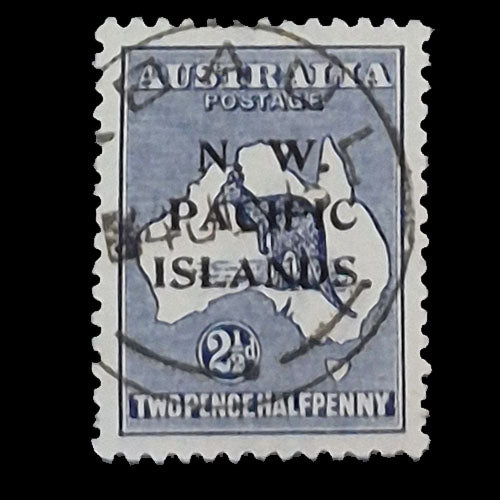 NORTH WEST PACIFIC ISLANDS 1915-16 2 1/2d BLUE ROO  FU