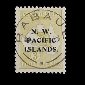 NORTH WEST PACIFIC ISLANDS 1918-22 3d OLIVE ROO  FU