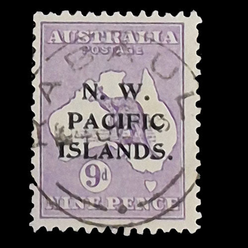 NORTH WEST PACIFIC ISLANDS 1915-16 9d VIOLET ROO  FU