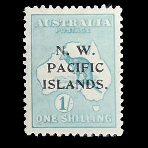 NORTH WEST PACIFIC ISLANDS 1915-16 1/- GREEN ROO  MNH