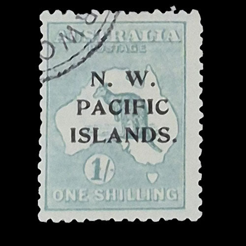 NORTH WEST PACIFIC ISLANDS 1918-22 1/- GREEN ROO  FU