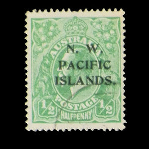 NORTH WEST PACIFIC ISLANDS 1919 1/2d GREEN KGV  FU