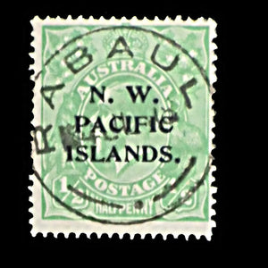 NORTH WEST PACIFIC ISLANDS 1918-19 1/2d GREEN KGV FU