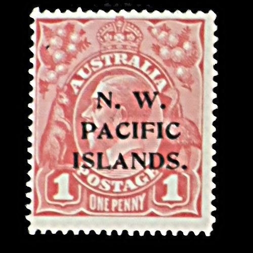 NORTH WEST PACIFIC ISLANDS 1918-19 1d RED KGV MNH