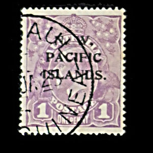 NORTH WEST PACIFIC ISLANDS 1921-22 1d VIOLET KGV USED