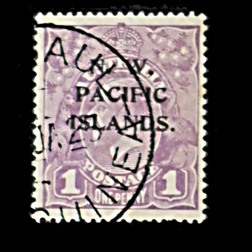 NORTH WEST PACIFIC ISLANDS 1921-22 1d VIOLET KGV USED