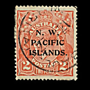 NORTH WEST PACIFIC ISLANDS 1921-22 2d RED KGV USED