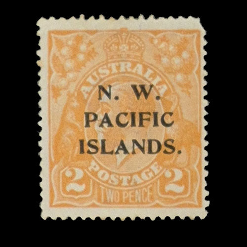 NORTH WEST PACIFIC ISLANDS 1921-22 2d ORANGE KGV MH