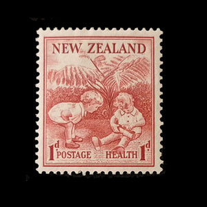 NEW ZEALAND 1938 1d + 1d RED HEALTH STAMP MH