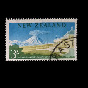 NEW ZEALAND 1964 3/- TONGARIRO NAT. PARK FU