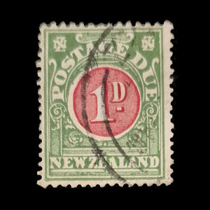 NEW ZEALAND 1902 1d RED/GREEN POSTAGE DUE GU