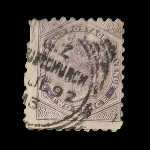 NEW ZEALAND 1882 2d VIOLET Q VIC USED