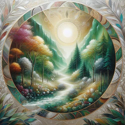 GREETING CARD The Magic Forest