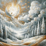 GREETING CARD Forest of Angels
