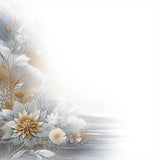 GREETING CARD White Lotus Crown