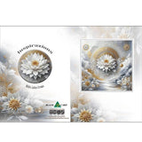 MAXI GREETING CARD White Lotus Crown