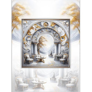 MAXI GREETING CARD Gate of Dreams