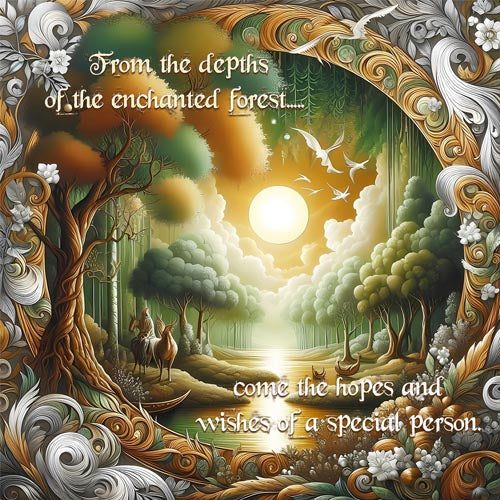 GREETING CARD The Magic Forest 2