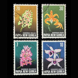 PAPUA NEW GUINEA 1974 FLORA SET (4) FU