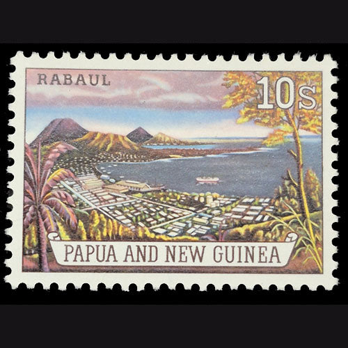 PAPUA NEW GUINEA 1963 10/- RABAUL MUH