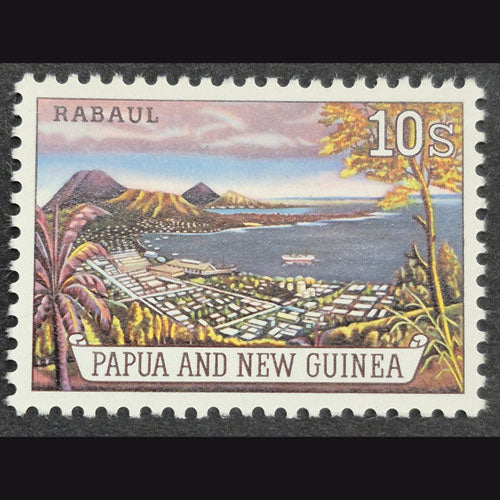 PAPUA NEW GUINEA 1963 10/- RABAUL MUH