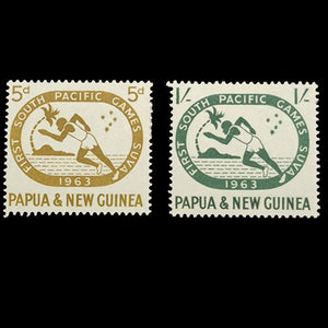 PAPUA NEW GUINEA 1963 SOUTH PACIFIC GAMES (2) MH