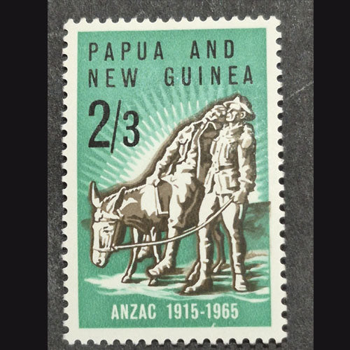 PAPUA NEW GUINEA 1965 2/3d GALLIPOLI MH