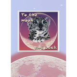 MAGNETIC INSPIRATIONS GREETING CARD To the Moon