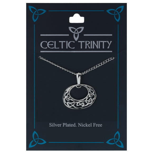 SILVER PLATED PENDANT CELTIC KNOT