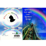 GREETING CARD Rainbow Bridge Cat