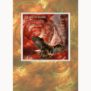 MAGNETIC INSPIRATIONS GREETING CARD Indian Brave