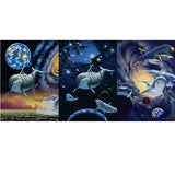GREETING CARD TRI FOLD Dolphin Delight