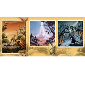 GREETING CARD TRI FOLD Dragon Gate