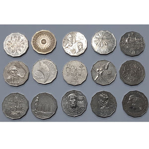 50 Cent Australian Commemorative coins 15 Assorted