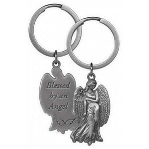 KEYCHAIN GUARDIAN ANGEL BLESSED BY AN ANGEL