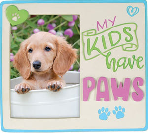 PAWSITIVE PHOTO FRAME MY KIDS HAVE PAWS