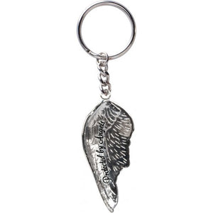 KEYCHAIN ANGEL WING PROTECTED BY