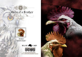 GREETING CARD Roosters