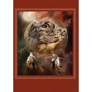 GREETING CARD Owl Spirit