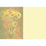 GREETING CARD Sunflowers in Vase
