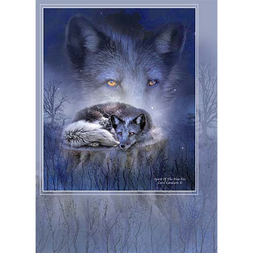 GREETING CARD Spirit of the Blue Fox